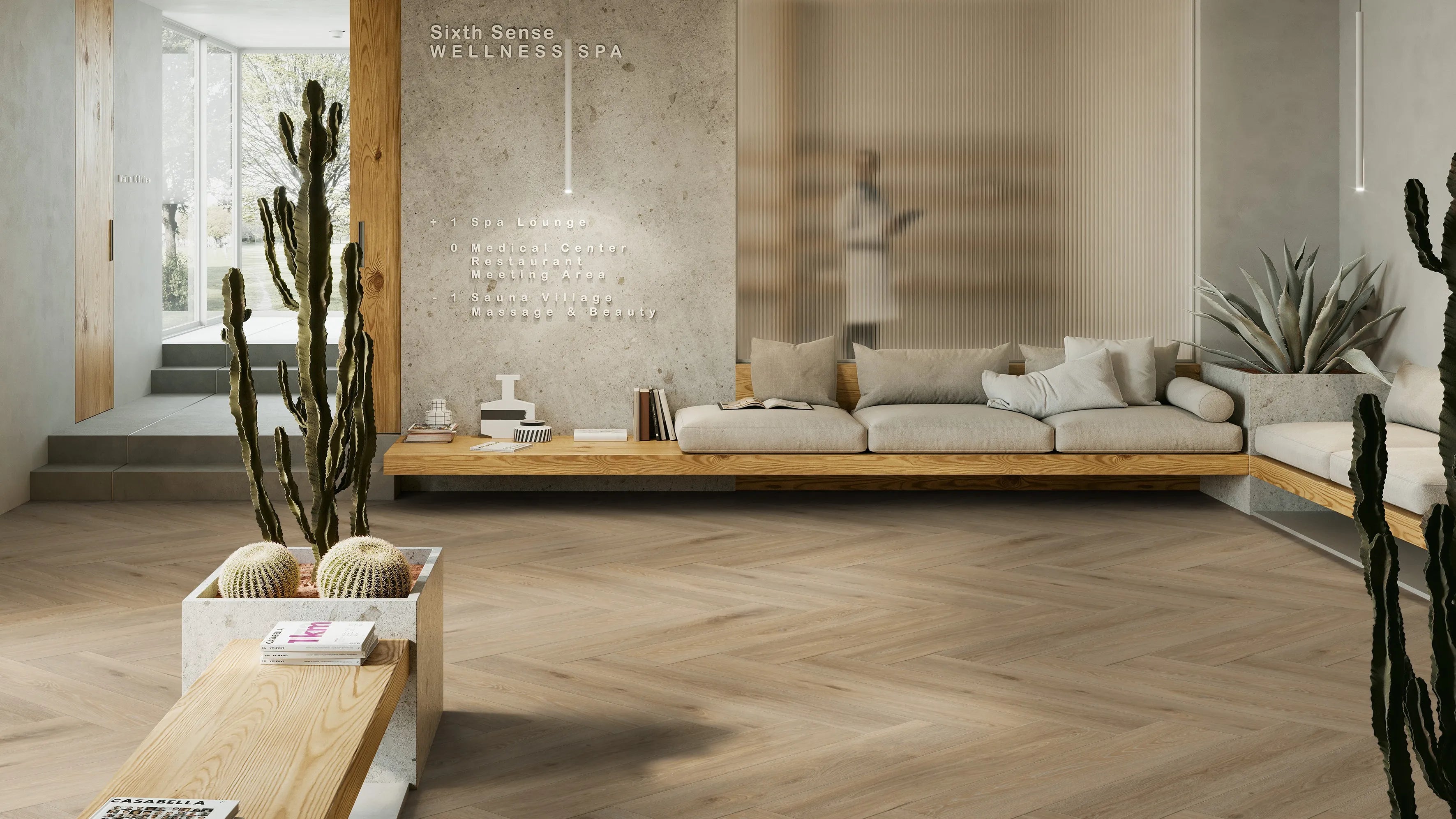 Panel LVT 1707 HB Aquinoah Nature Gerflor