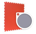 R-TILE 5MM GERFLOR RED Skórka pomarańczy