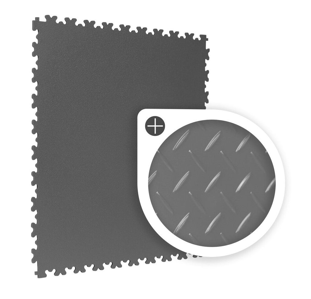 R-TILE 7MM GERFLOR DARK GREY Blacha ryflowana