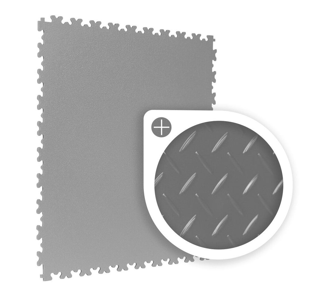 R-TILE 7MM GERFLOR LIGHT GREY Blacha ryflowana